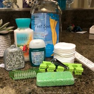 Mason jar spa bundle.